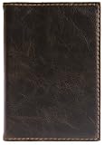 Rustic Genuine Italian Leather Journal with Hand Stitching, Lined, Gift Boxed, Brown
