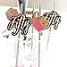 Big Dot of Happiness Chic 50th Birthday - Pink, Black and Gold Paper Straw Decor - Birthday Party Striped Decorative Straws - Set of 24