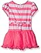 Youngland Girls' Crochet Knit Tutu Dress with Flower Applique and Legging Set
