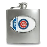 Chicago Cubs Stainless Steel Hip Flask