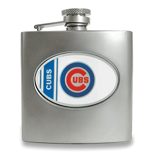 Chicago Cubs Stainless Steel Hip Flask