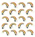 EK Success Jolee's Boutique Dimensional Repeat Stickers, Rainbow and Cloud