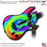 Rainbow Swirl Skin fits Band Hero, Guitar Hero 5 & World Tour Guitars for XBOX 360 & PS3 (GUITAR NOT
