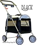 Pet Supplies : Cat & Dog Stroller - Black