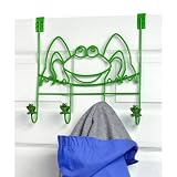 Spectrum Over-the-Door Frog 4 Hook Rack