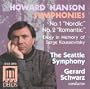 Howard Hanson Symphonies No. 1 "Nordic" and No. 2 "Romantic"