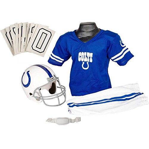 Franklin Sports NFL Indianapolis Colts Youth Licensed Deluxe Uniform Set, Large