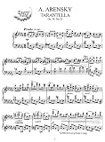 Arensky Tarantella Op. 36, No. 22: Instantly download and print sheet music Arensky Tarantella Op. 36, No. 22: Instantly download and print sheet music