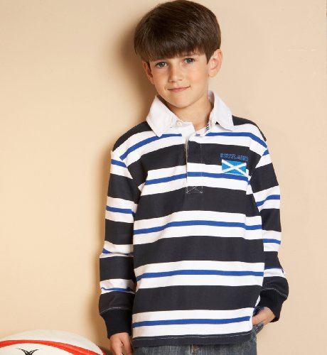 Pure Cotton Long Sleeve Scotland Rugby Top