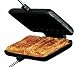 Kitchen & Housewares : Rome's #1605 Double Pie Iron with Steel and Wood Handles