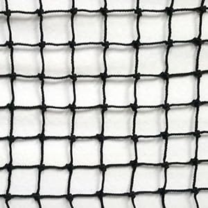 JFN Nylon Golf High Impact Net, 10' x 10', Black