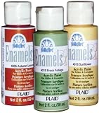 Folk Art Enamel Acrylic Paint - MANY COLORS