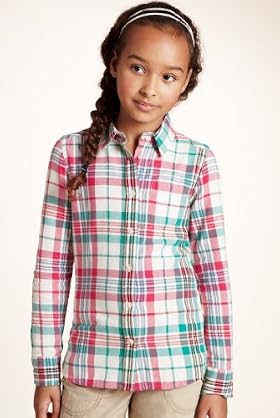 Pure Cotton Classic Collar Check Shirt