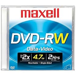 MAXELL  635110 DVD-RW Recordable DVD
