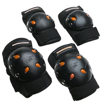 Set A Shopping Price Drop Alert For Mongoose BMX Bike Gel Knee and Elbow Pads