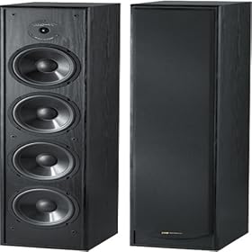 BIC America Venturi DV64 2-Way Tower Speaker, Black (Single)