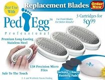 Pedegg 3 Pack Replacement Blades
