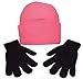 Beanie and Glove Set / One Acrylic Beanie and One Pair of Stretchy Black Magic Gloves