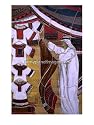 Detail of Tiled Artwork, Doha, Qatar Photographic Poster Print by Chris Mellor, 12x16