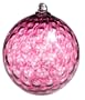 Bird Brain Model 6442 Optic 10-Inch Crystal Ornament/Ball Cranberry