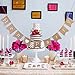 OULII Hen Party Bunting Banner Rustic Wedding Party Decoration Bunting Flag Banner