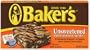 Baker's Baking Chocolate, 8 oz