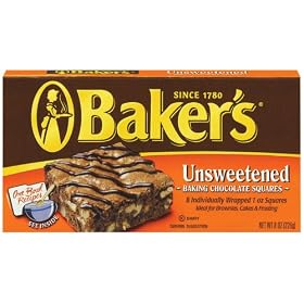 Baker's Baking Chocolate, 8 oz