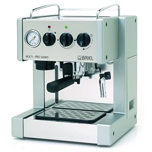 Briel ES200APG-TB Multi-Pro One Group Thermo Block Espresso Machine with Auto Espresso... by Briel