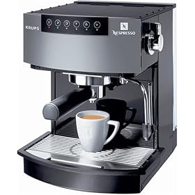 Krups Nespresso F8974138 Programmatic Coffee Machine, Black, 1.8 Litres
