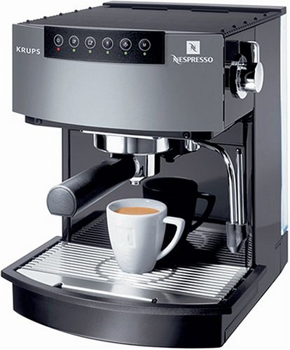 Krups Nespresso F8974138 Programmatic Coffee Machine, Black, 1.8 Litres