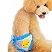 TOPSOSO Fashion shop Pet Apparel-M Pie Dog Diaper Dog Sanitary Pantie for Female Dogs Color random (pack of 2)