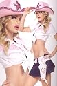 Pink Sequined Star Cowgirl Hat, Holster, And Gun