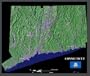Connecticut satellite map, print, poster, photo from space: 36" x 30.25" Glossy