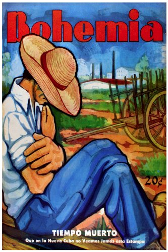 11"x 14" Poster. " Bohemia " Tiempo Muerto Poster. Habana Cuba. Decor with Unusual images. Great Cuban Room art Decoration.