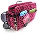 Periea Handbag Organiser, 14 Compartments, Pink With Black Polka Dots- Lexy