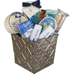 Minty Fresh Gourmet and Spa Gift Basket, Luxury