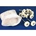 13 Felt Buffing Wheels Watch Crystal Polish Powder Tool