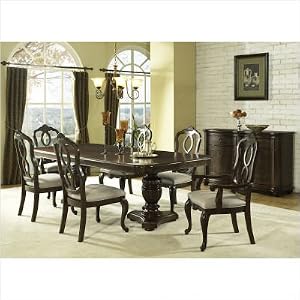 Melbourne Dining Table Set in Medium Brown