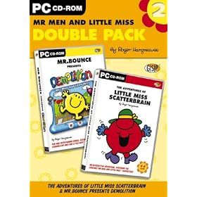 Mr Men & Little Miss Mr Bounce & Miss Scatterbrain Double Pack