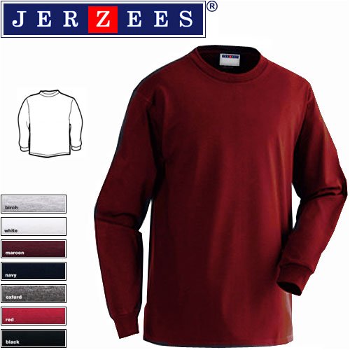 JERZEES Heavyweight Long Sleeve Tee