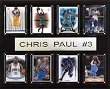 NBA Chris Paul New Orleans Hornets 8 Card Plaque