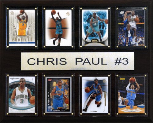 NBA Chris Paul New Orleans Hornets 8 Card Plaque
