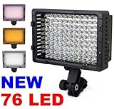 NEEWERฎ CN-76 LED VIDEO LIGHT Ultra High Power 76 LED Digital Camera / Camcorder , for Canon, Nikon, Pentax, Panasonic, So...