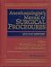 Books : Anesthesiologist's Manual of Surgical Procedures