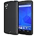 LG Nexus 5 Case - Diztronic Matte Back Flexible TPU Series - (Black)