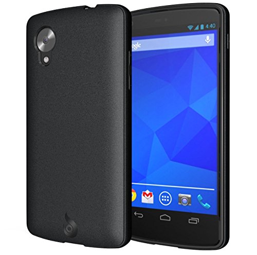 LG Nexus 5 Case - Diztronic Matte Back Flexible TPU Series - (Black)