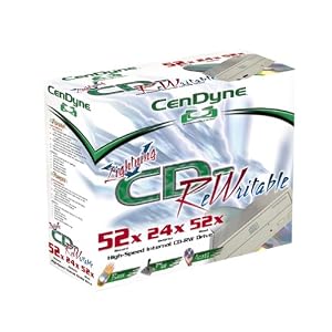 CenDyne CDICD00173 52x24x52 Internal IDE CD-RW Drive by 