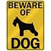 schnauzer6 - BEWARE OF STANDARD SCHNAUZER PARKING SIGN DOG