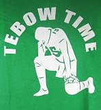Jets Tebow Time Tebowing Tim Green New York Football Jesus Adult T-Shirt (Small)