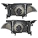 Driver and Passenger Headlights Headlamps Replacement for Chevrolet 22666740 22666741